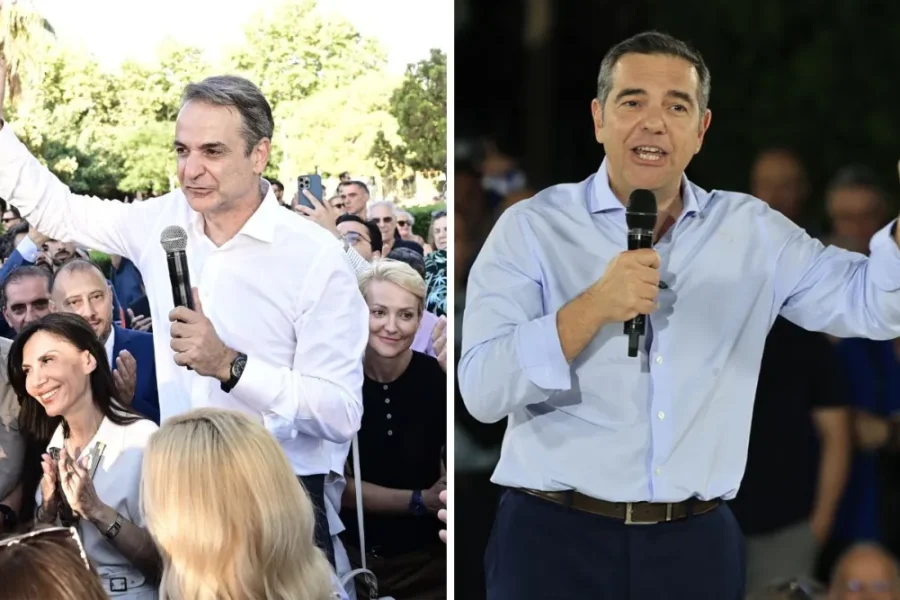 Δημοσκόπηση GPO: Ανεβαίνει η ΝΔ, σχηματίζεται δίπολο με την ΕΛΑΣ – Καταλληλότερος πρωθυπουργός ο Μητσοτάκης, δεύτερος ο Τσίπρας