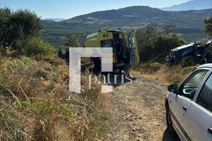 Τραγωδία στο Αρκαλοχώρι: Νεκρός άνδρας έπειτα από ανατροπή του τρακτέρ του