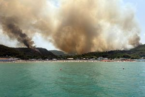 Ιταλία: Πάνω από 400 άνθρωποι απομακρύνθηκαν δια θαλάσσης λόγω μεγάλης πυρκαγιάς στην Απουλία