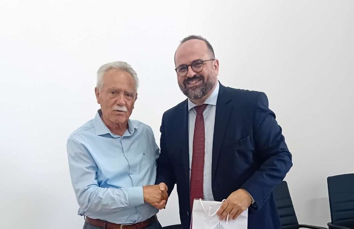 Συνάντηση εργασίας του Γενικού Γραμματέα Ναυτιλίας και Λιμένων κ. Εμμανουήλ Κουτουλάκη στο Λιμενικό Ταμείο Ηρακλείου