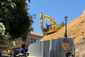 Ξεκίνησε η αποκατάσταση του εμβληματικού προμαχώνα του Αγ. Δημητρίου (φωτο)