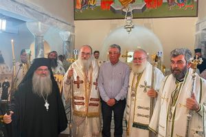 Στα Θυρανοίξια του Καθολικού στη Μονή Κουδουμά παραβρέθηκε   ο Περιφερειάρχης Κρήτης