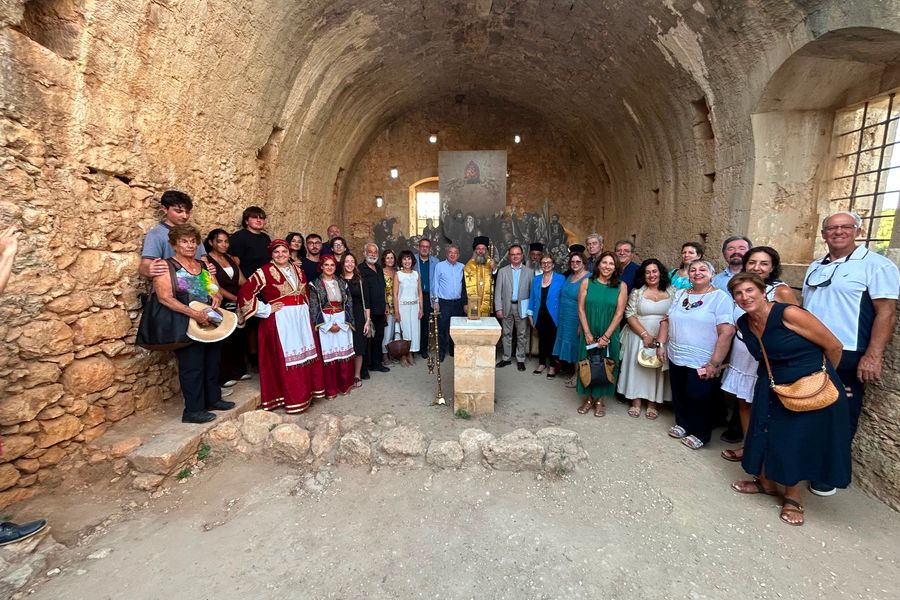 Το Παγκόσμιο Συμβούλιο Κρητών τίμησε τα 160 χρόνια από το Ολοκαύτωμα του Αρκαδίου