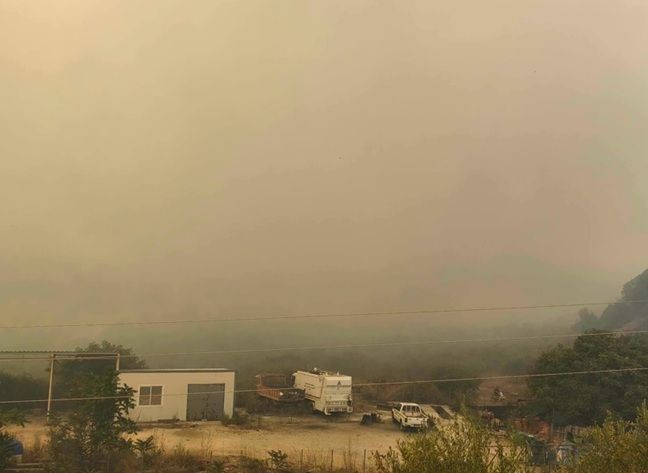 Πυρκαγιά και μήνυμα από το 112 στο Κομπότι Άρτας