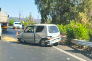 Τροχαίο στον ΒΟΑΚ στα Μεγάλα Χωράφια, τραυματίστηκε 19χρονος (φωτο)