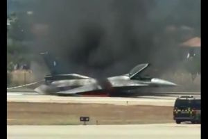 Αναγκαστική προσγείωση αεροσκάφους F-16 στη Ζάκυνθο – Καλά στην υγεία του ο χειριστής του