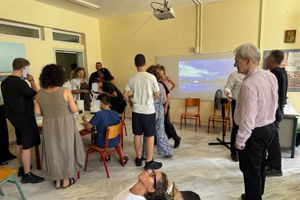 Ο Αλέξης Καλοκαιρινός στο Summer Camp του Συλλόγου για τα Δικαιώματα Ατόμων με Αυτισμό ΗΡ.Υ.Δ.Α.