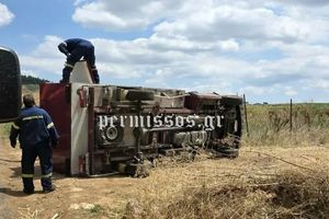 Τραγωδία στη Θήβα: Νεκρός 21χρονος οδηγός φορτηγού