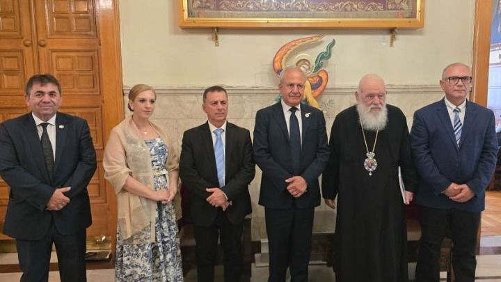 Συνάντηση του αρχιεπισκόπου Ιερωνύμου με αντιπροσωπεία της Επιτροπής Κατεχομένων Κοινοτήτων Κύπρου