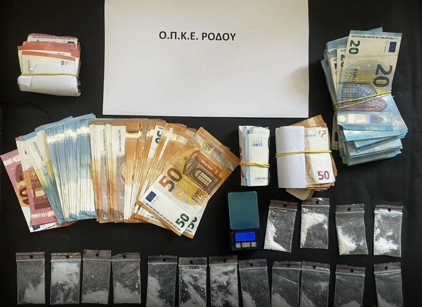 Συνελήφθη 22χρονος αλλοδαπός για διακίνηση κοκαΐνης στη Ρόδο