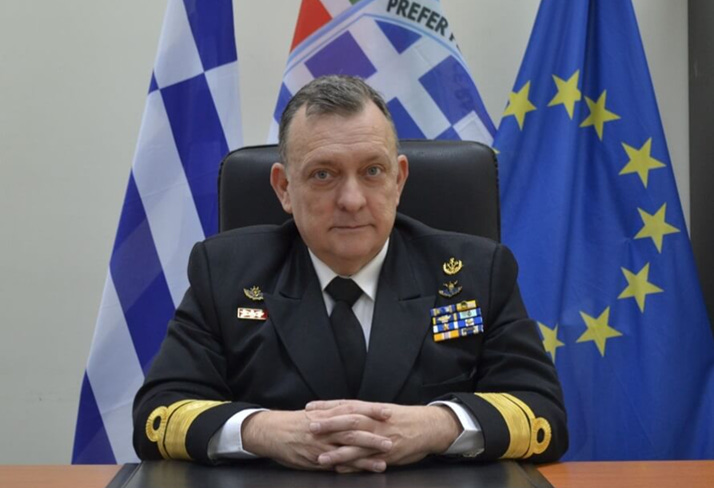 Επιχείρηση «Ασπίδες»: Καθήκοντα Force Commander ανέλαβε ο Έλληνας αντιναύαρχος Β. Γρυπάρης
