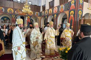 Λαμπρός εορτασμός του Αγίου Ανδρέα Αρχιεπισκόπου Κρήτης του Ιεροσολυμίτου στο Αρκαλοχώρι