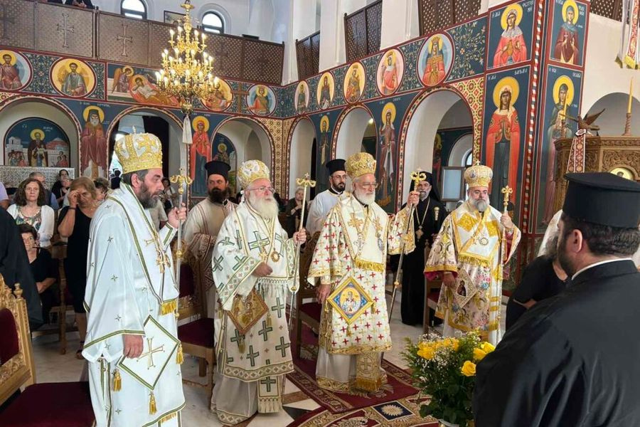 Λαμπρός εορτασμός του Αγίου Ανδρέα Αρχιεπισκόπου Κρήτης του Ιεροσολυμίτου στο Αρκαλοχώρι