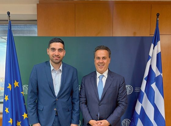 Συνάντηση Κωνσταντίνου Κεφαλογιάννη με τον Υπουργό Περιβάλλοντος και Ενέργειας, Σταύρο Παπασταύρου