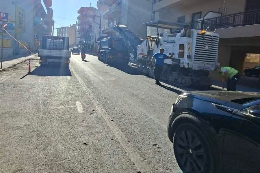 Εργασίες ασφαλτόστρωσης στην οδό Μητσοτακη – Κυκλοφοριακές ρυθμίσεις