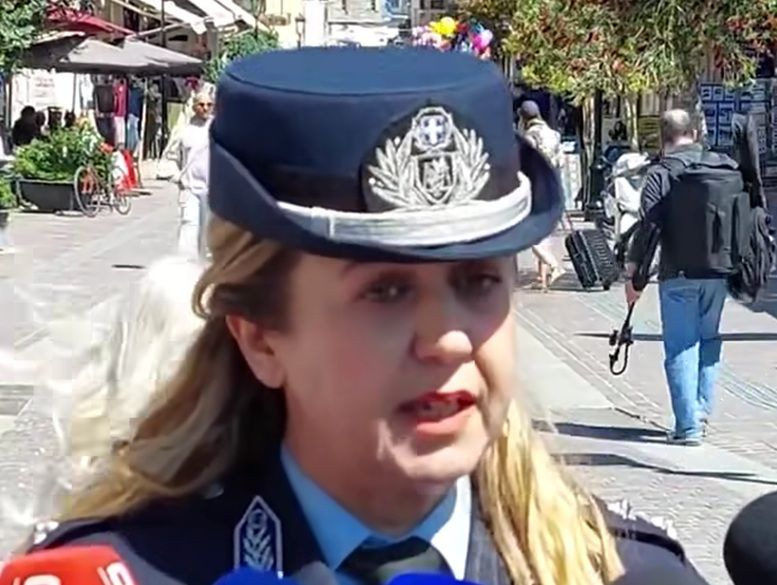 Συνάντηση της ΟΕΒΕΝΧ με τη Διοικήτρια της Τροχαίας Χανίων κα Ευστρατία Κουλαρά