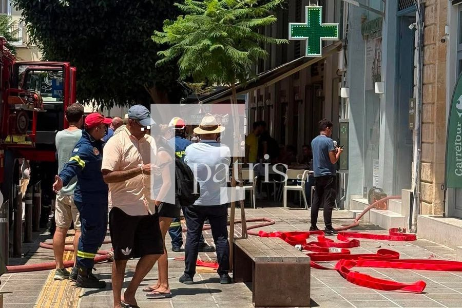 Αναστάτωση στο κέντρο των Χανίων – Φωτιά σε ενοικιαζόμενα δωμάτια (vid & pics)