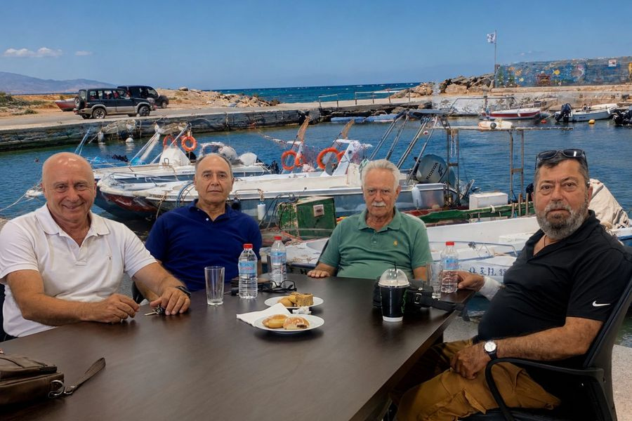 Ν. Αντωνακάκης: Συνάντηση με τον Πρόεδρο Λ.Τ. Ηρακλείου, Γ. Βαρδαβά για την αξιοποίηση του λιμενίσκου στις Γούρνες.