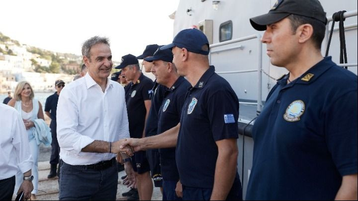 Κυριάκος Μητσοτάκης από το Αγαθονήσι: Οι νησιώτες μας αισθάνονται ασφαλείς