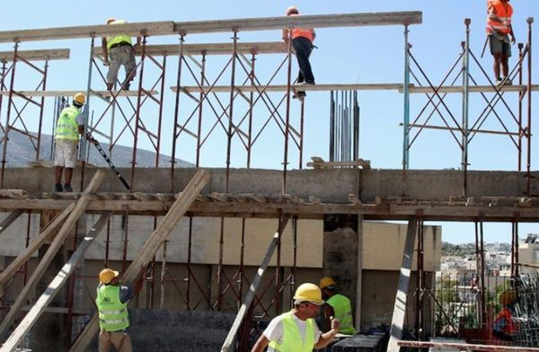 Αύξηση 10,6% σημειώθηκε στον όγκο της ιδιωτικής οικοδομικής δραστηριότητας τον Απρίλιο εφέτος
