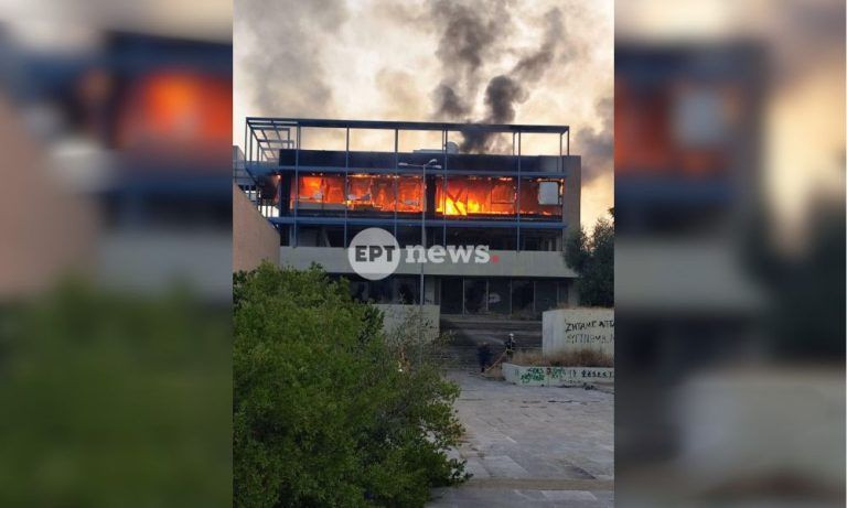 Φωτιά σε εγκαταλελειμμένο κτήριο στο Ολυμπιακό Χωριό