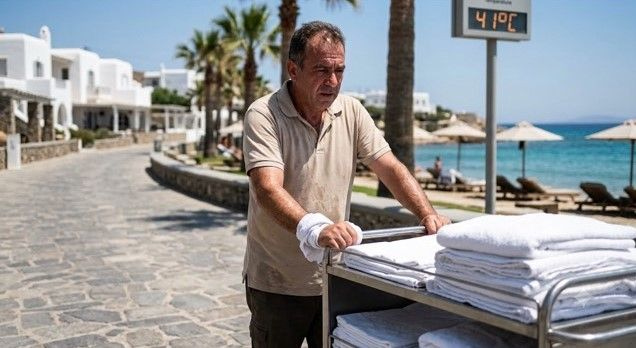 Σωματείο Ξενοδοχοϋπαλλήλων Ηρακλείου προς ξενοδόχους: «SOS» για την προστασία των εργαζομένων από τον καύσωνα
