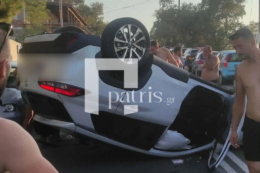 Μεθυσμένος ο οδηγός του αυτοκινήτου που ανατράπηκε – Τον συνέλαβε η Τροχαία