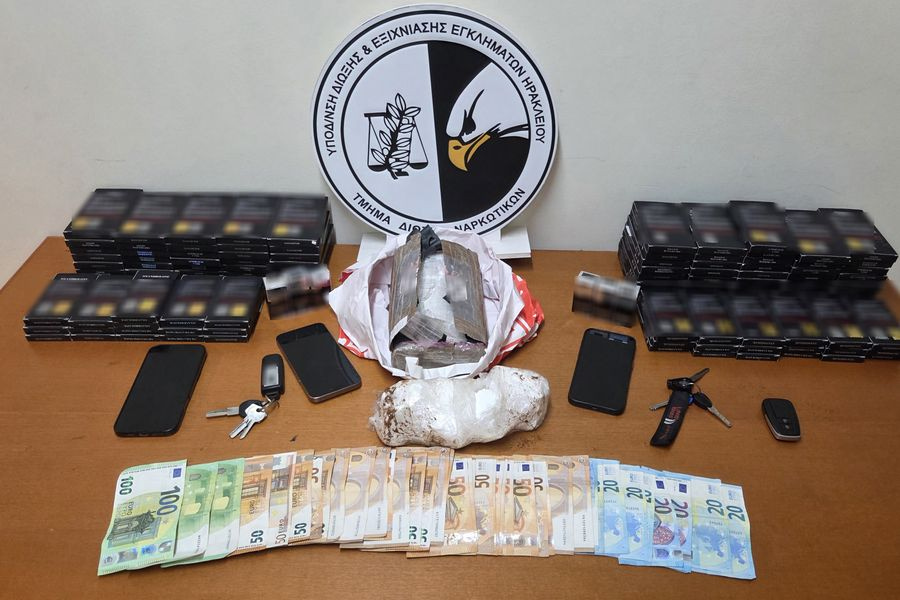 Δύο κιλά σχεδόν κοκαΐνης και αναβολικές ενέσεις στην κατοχή του ζευγαριού – Συνελήφθησαν την ώρα που τα έδιναν σε 32χρονο