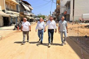 Στο έργο ανάπλασης της Ελευθερίου Βενιζέλου στο Γάζι Αρναουτάκης και Μποκέας – «Έργο που αλλάζει την εικόνα του Γαζίου»