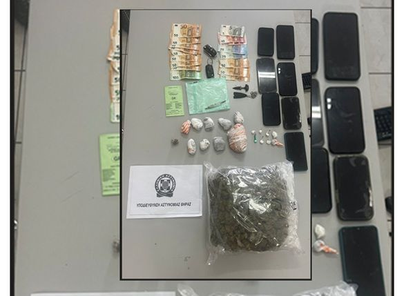 Συμπλοκή αποκάλυψε κύκλωμα διακίνησης ναρκωτικών στη Σαντορίνη