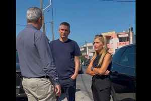 Στα έργα του ΒΟΑΚ με τον Υπουργό Υποδομών και Μεταφορών Χρίστο Δήμα η Σέβη Βολουδάκη