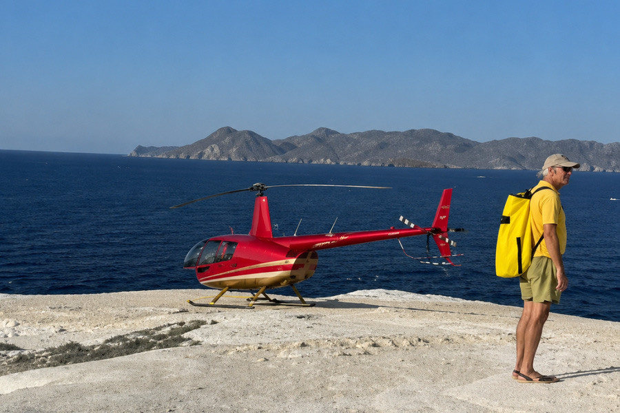 Μήλος – Ελικόπτερο στο Σαρακήνικο: Δεν παρουσιάστηκαν για εξηγήσεις χειριστής και ιδιοκτήτης