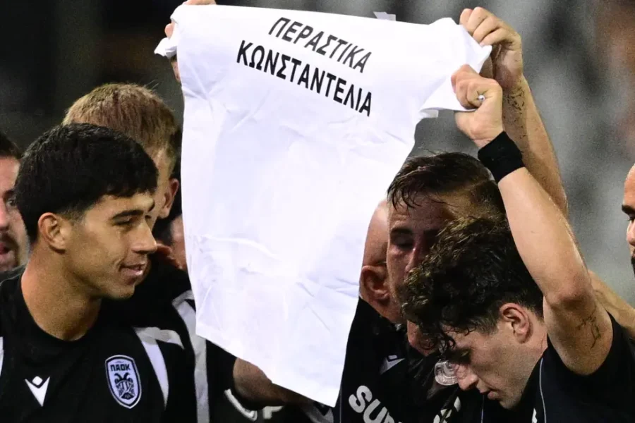 Περαστικά Κωνσταντέλια: Η αφιέρωση των παικτών του ΠΑΟΚ μετά το γκολ στο Περιστέρι κόντρα στον Άτρομητο, δείτε βίντεο, φωτογραφίες