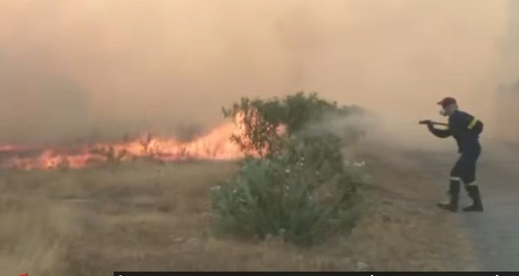 Κεφαλονιά: Χωρίς ενεργό μέτωπο η πυρκαγιά
