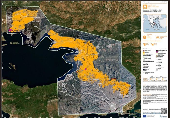 Πυρκαγιά στη Δυτική Αττική: Καλύτερη εικόνα – Καπνογόνα σημεία αντιμετωπίζουν οι πυροσβεστικές δυνάμεις