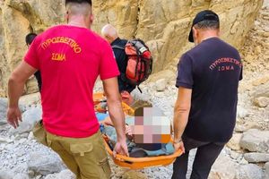 Επιχείρηση διάσωσης Ολλανδού τουρίστα στο φαράγγι της Ίμβρου