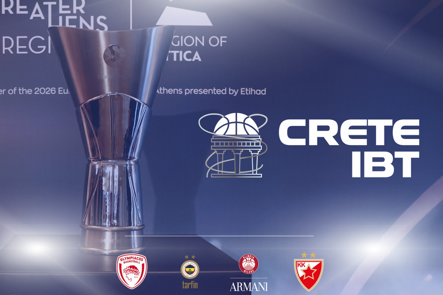 Τα Κύπελλα του Ολυμπιακού στο Crete International Basketball Tournament 2026