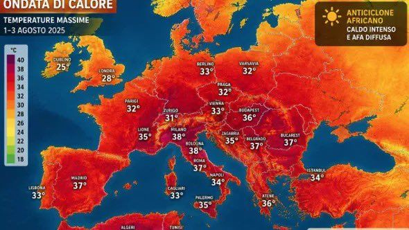 Ιταλία: 25 ιταλικές πόλεις σε ύψιστη επιφυλακή, σήμερα, λόγω του καύσωνα – Υψηλός κίνδυνος εκδήλωσης πυρκαγιών