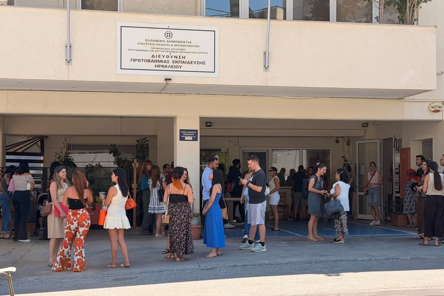 Αναλαμβάνουν υπηρεσία 87 νέοι μόνιμοι διορισμοί εκπαιδευτικών στην Πρωτοβάθμια Εκπαίδευση Ηρακλείου