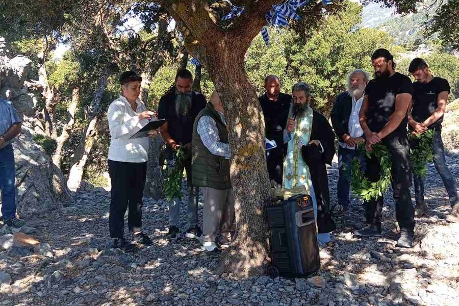 Εκδήλωση μνήμης για τους ήρωες που έπεσαν στην μάχη στο Τραχήλι