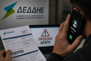 Συναγερμός στο Ηράκλειο για νέες απάτες με «βιτρίνα» τον ΔΕΔΔΗΕ