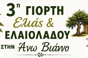 Ξεκινά η 3η Γιορτή Ελιάς και Ελαιολάδου με τη στήριξη του Δήμου Βιάννου