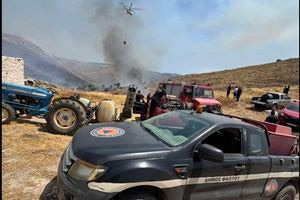 Θερμό «ευχαριστώ» προς όλους όσους έδωσαν σκληρή μάχη με τις πρόσφατες καταστροφικές πυρκαγιές απευθύνει ο Δήμαρχος Φαιστού