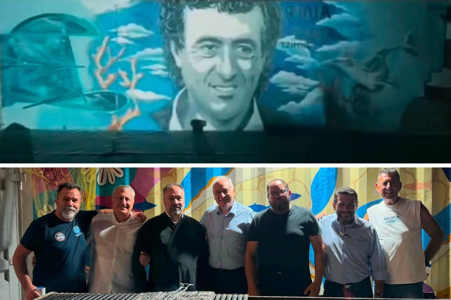 O θρυλικός “Τζίμης”, προσωπογραφία στο λιμάνι!