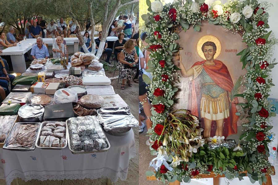Με φανουρόπιτες και πλήθος πιστών η γιορτή του Αγίου Φανουρίου στο Ηράκλειο – Δείτε φωτογραφίες