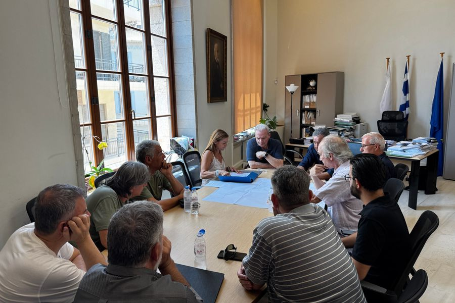 Ηράκλειο: Τα έργα βελτίωσης της οδικής ασφάλειας προς το ΙΤΕ στο επίκεντρο συνάντησης εργασίας στη Λότζια