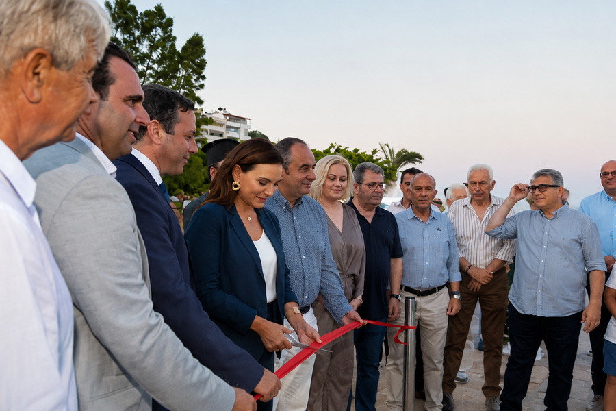 Η ανάρτηση της Όλγα Κεφαλογιάννη για τα εγκαίνια της νέας μαρίνας Αγ. Νικολάου