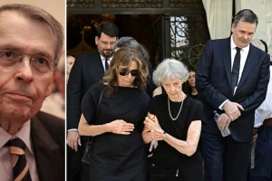 Το τελευταίο «αντίο» στον Στέφανο Μάνο, ποιοι έδωσαν το παρών στην κηδεία του