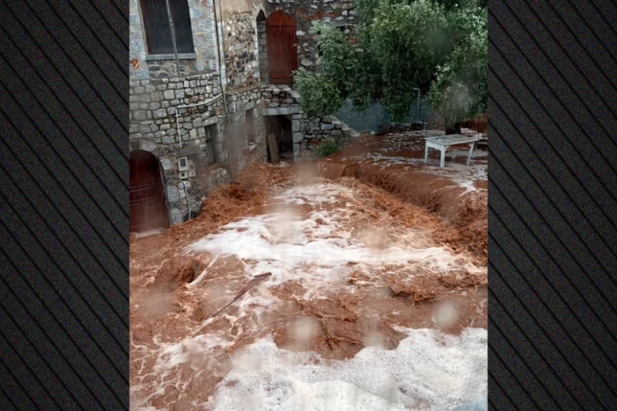 Μετρά τις πληγές της η Μάνη από το πρωτοφανές μπουρίνι, «έπεσε τόσο νερό όσο όλο τον χρόνο»