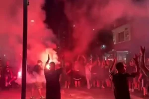 Πάρτι τίτλου από τον κόσμο του ΟΦΗ στο Ηράκλειο